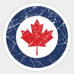 Canada Roundel Vintage Sticker